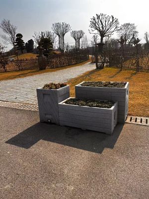 Good price Outdoor Plastic Garden Flower Planter Rotational Aluminum Mold online