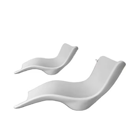 Outdoor Roto Molded Plastic Patio Furniture Beach Chair Cushion UV Resistant