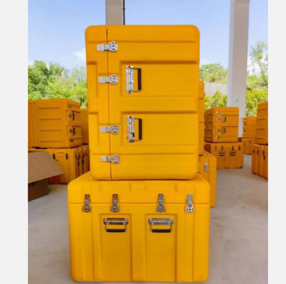 Large Volume Yellow Roto Molded Storage Box Rotoplastic Turnover Box Aluminum Mold
