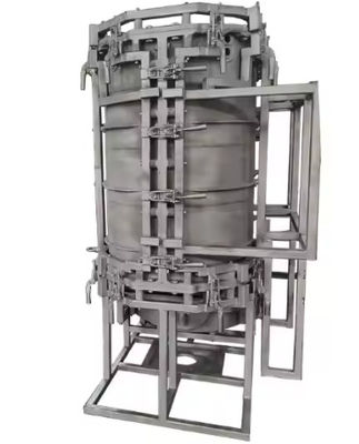 Moldes de moldagem rotativa de alumínio e prata para produtos personalizados