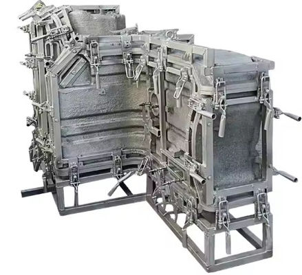 OEM Alumínio Moldes Rotativos Produtos de Plástico CNC Finish de superfície de jato de prata