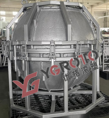 CAD Design YOUGE Factory Rotational Molding Ball Mold Rotomolding Aluminum Mold