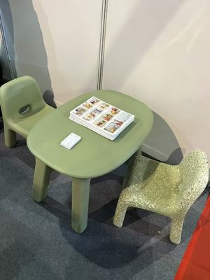 Good price Roto Molded Furniture Plastic Learning Table And Chair Support Blasting Polishing Customized online